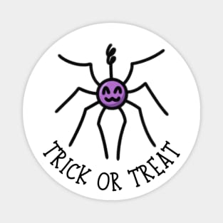 Trick or Treat Spider Halloween Magnet